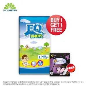 Buy 1 Eq Pants Jumbo Pack Large 40's Free Charmee All Night Long 10's