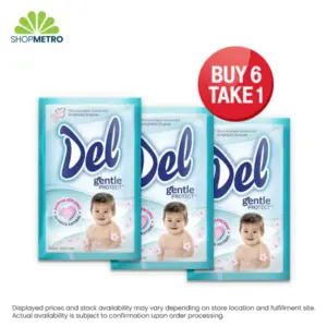 Buy 6 Take 1 Del Fabric Softener Gentle Protect 26ml