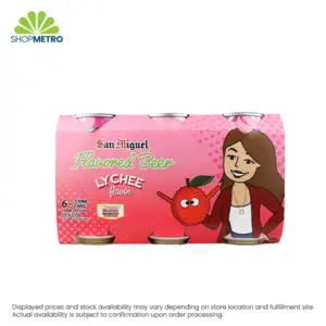 San Miguel Flavored Beer Lychee 330ml Meadpack