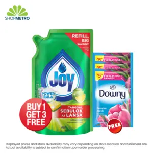 Buy 1 Joy Dishwashing Liquid Lemon Refill 540ml Free 3 Downy Sunrise Fresh 24ml