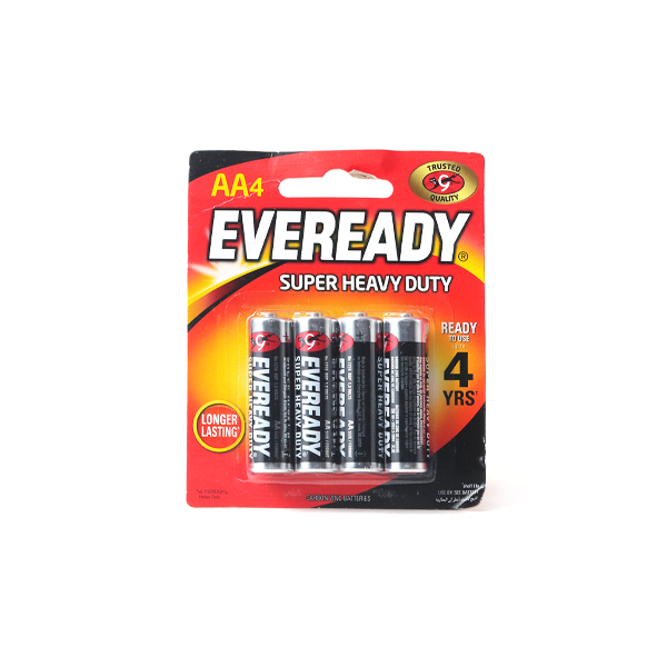 Eveready Super Heavy Duty AA 4pcs