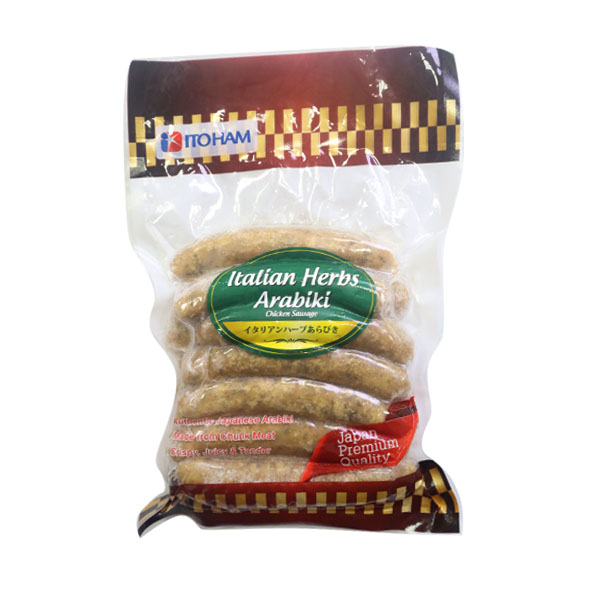 Itoham Sausage Italian Herbs Arabiki Chicken 360g