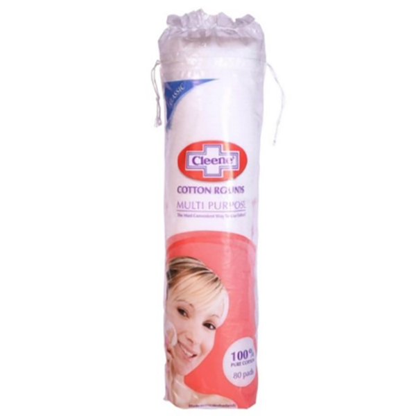 Cleene Cotton Rounds Multi Purpose 80 Pads