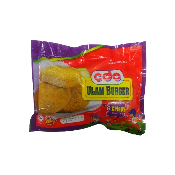 CDO 1 Ulam Burger Crispy Patties 228g