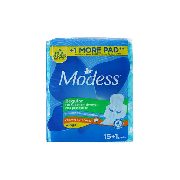 Modess Cottony Maxi Wing 16s