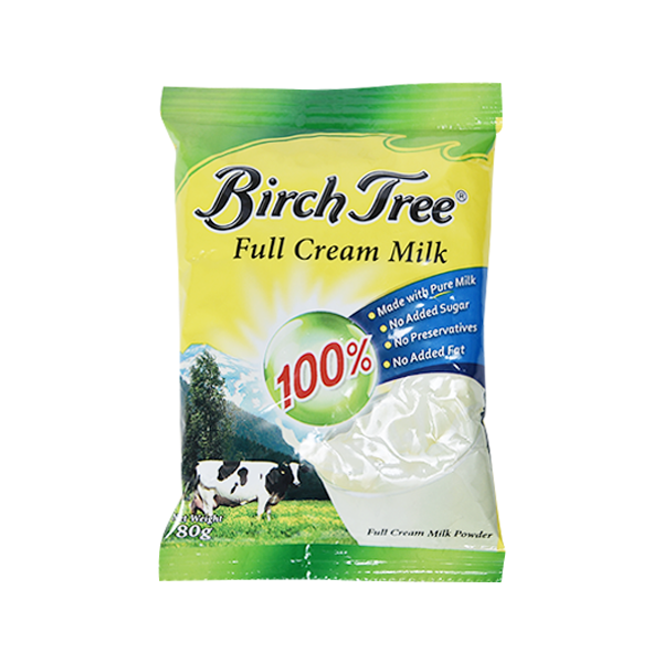 Birch Tree Full Cream Milk 80g
