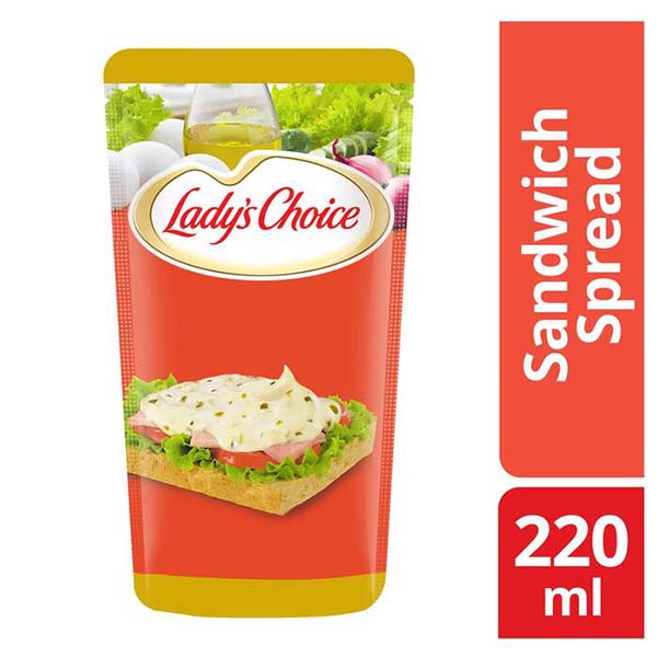 Lady's Choice Regular Sandwich Spread 220ml Pouch