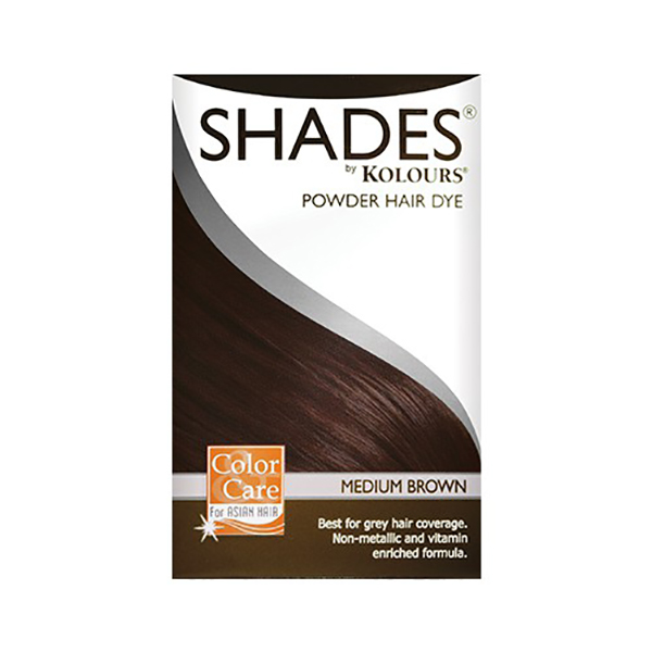 Shades Kolours Powder Hair Dye Medium Brown 9g