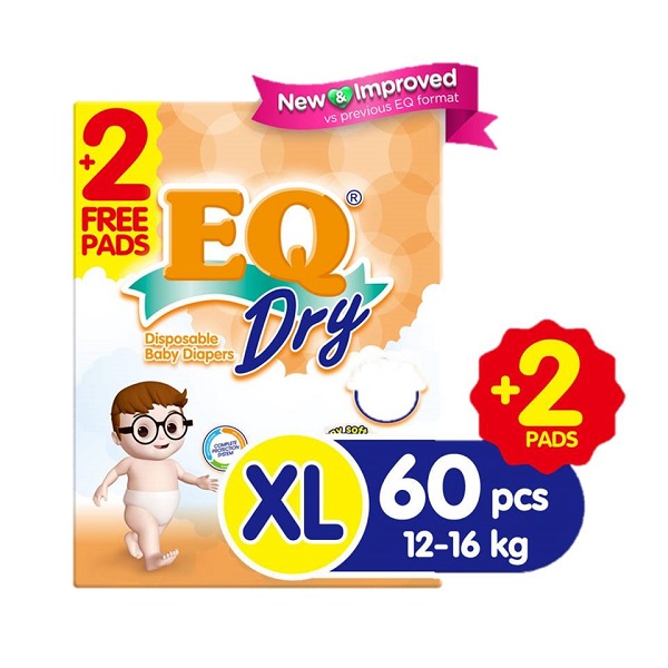 EQ Dry Mega Pack Extra Large 60pcs