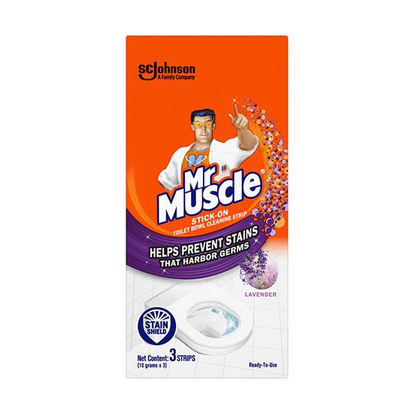 Mr. Muscle Toilet Bowl Cleaner Stick Lavander 10g