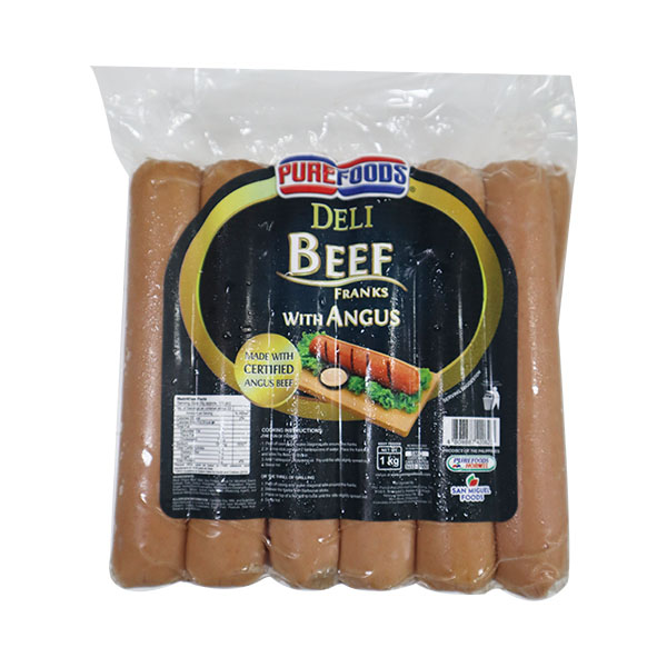 Purefoods Beef Franks Jumbo 1kg