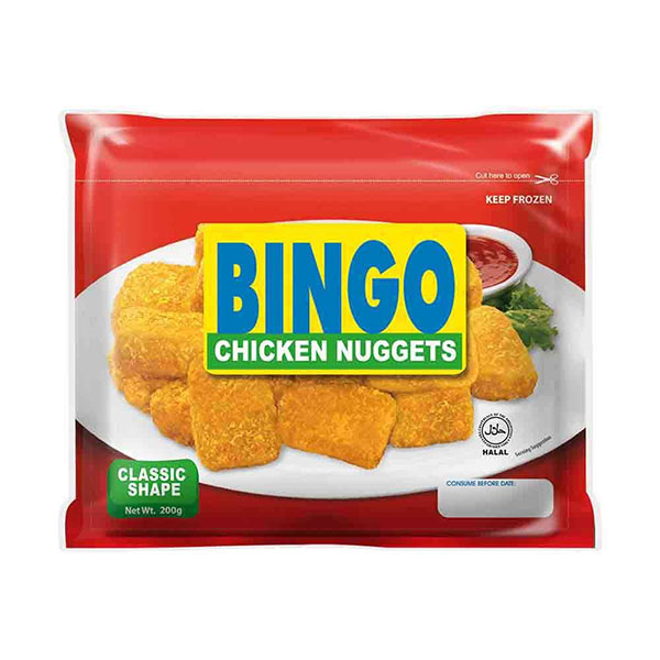 Bingo Chicken Nuggets Classic Shape 200g