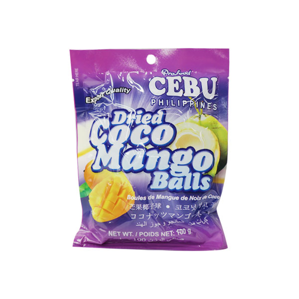 Cebu Dried Coco Mango Balls 100/100g