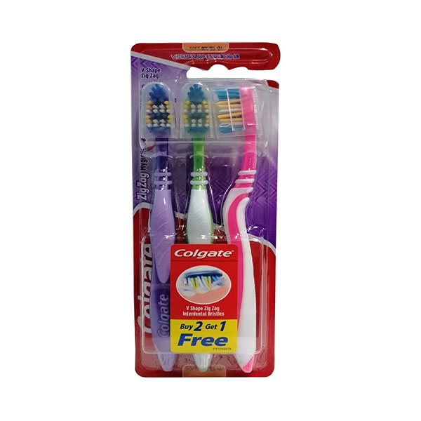 Colgate Toothbrush Zigzag Plus 2+1