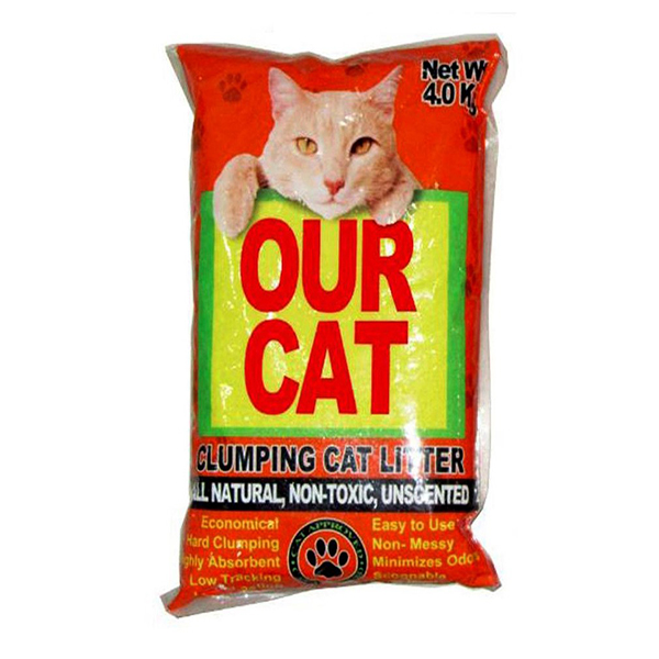 Our Cat Clumping Cat Litter 4Kg