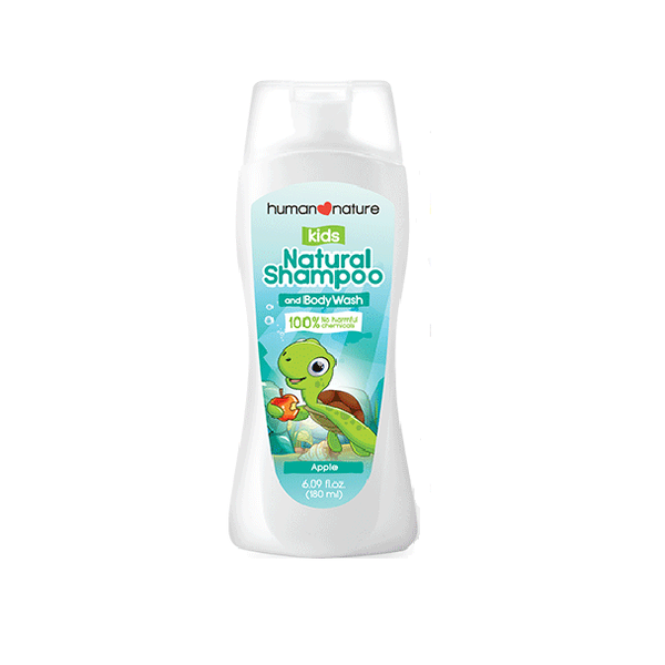 Human Nature Kids Shampoo & Body Wash Apple 180Ml