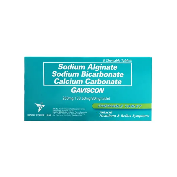 Gaviscon Original Tablets 250mg 8s x12