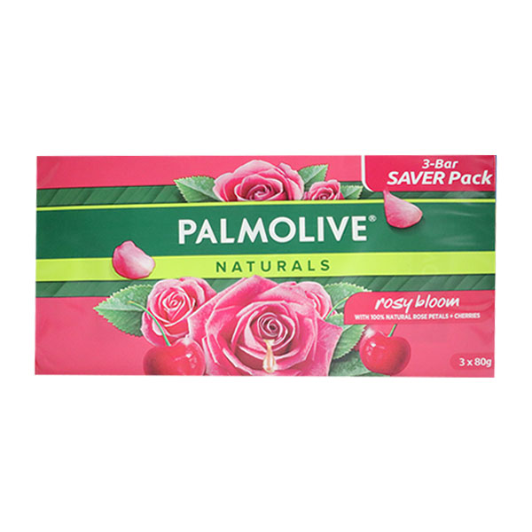 Palmolive Naturals Rosy Bloom Soap 3 x 80g