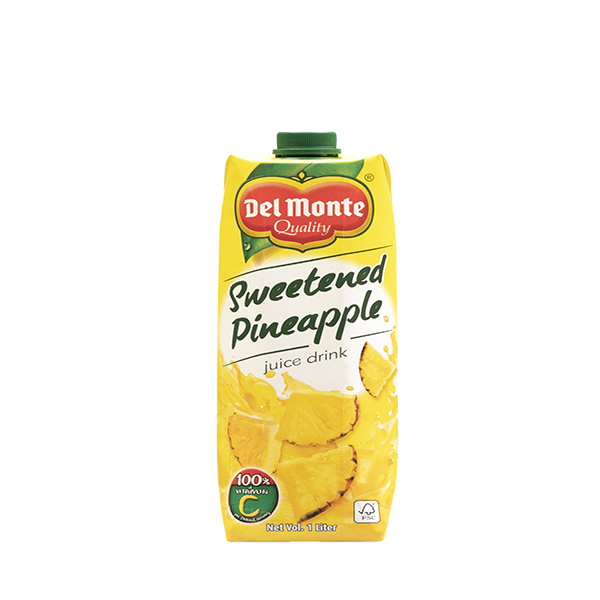 Del Monte Pineapple Juice Drink Sweetened 1L