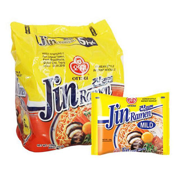 Ottogi Jin Ramen Multipack Mild 120g