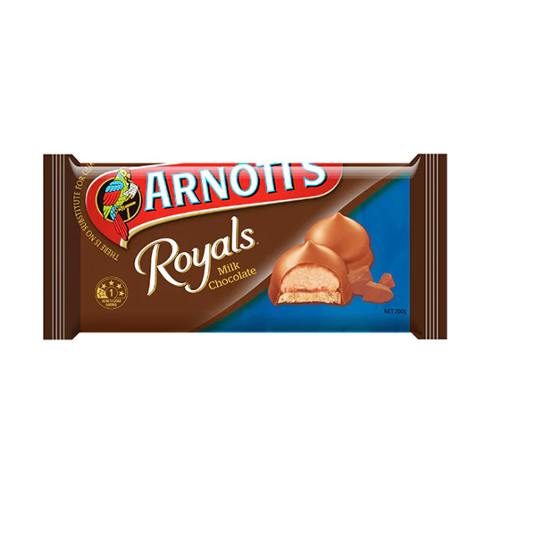Arnott's Royals Milk Chocolate Biscuits 200g