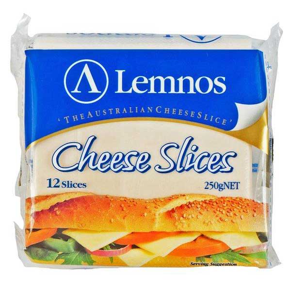 Lemnos Cheese Slices Regular 250g