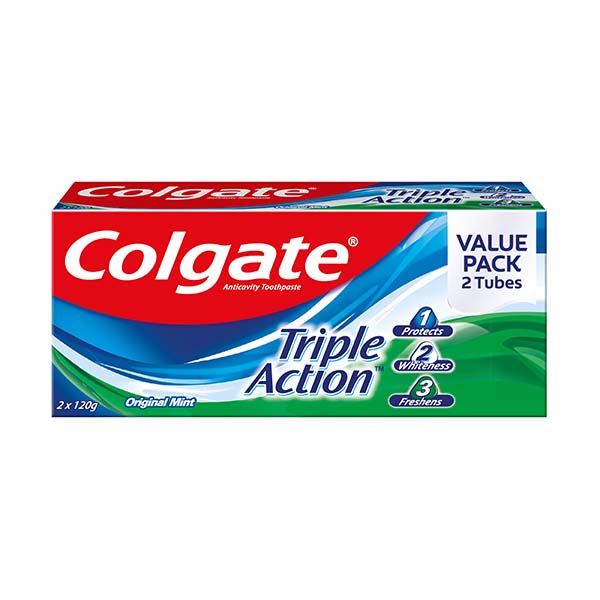 Colgate TAS Toothpaste Twin Pack 120g