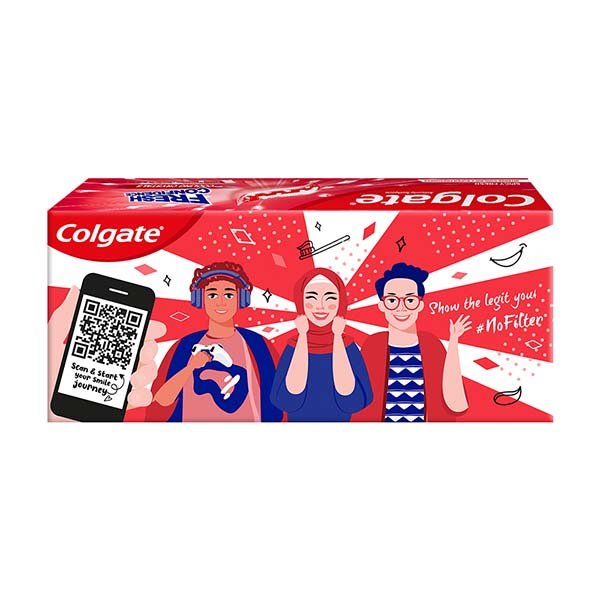 Alternative view of Colgate CFC+CC Spicy Fresh Toothpaste 120g Twin Pack Value Pack