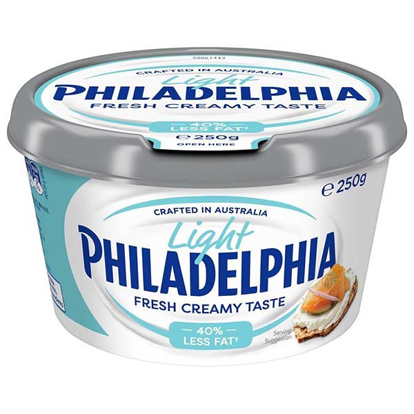 Philadelphia Light and Spread Cheese 40% Less Fat 250g
