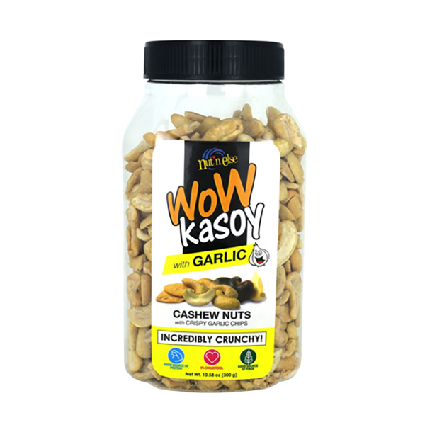 Wow Cashew Nuts with Garlic Chips 300g