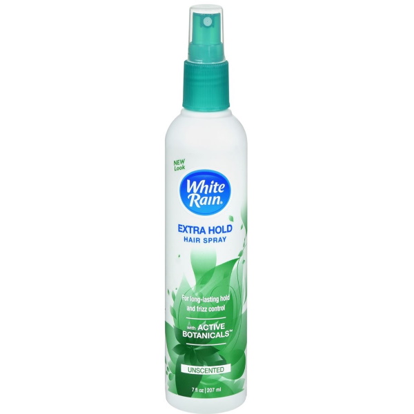 White Rain Extra Hold Hair Spray Unscented 207ml