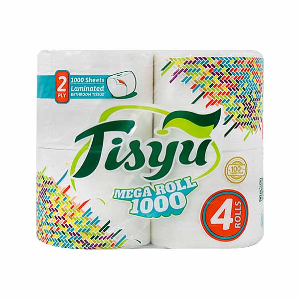 Tisyu To Go Bathroom Tissue Refill 2-Ply 4?s