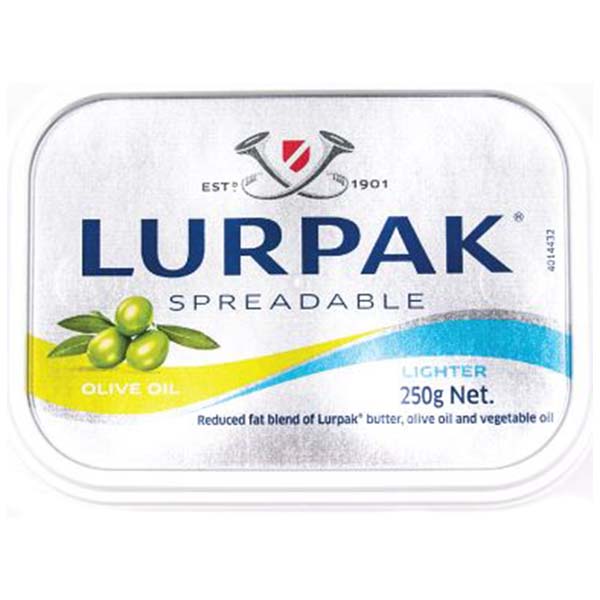 Lurpak Lighter Spreadable with Olive Oil 250g