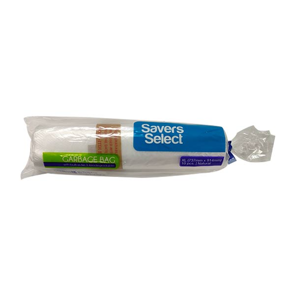 Savers Select Trash Bag Natural XL 10pcs