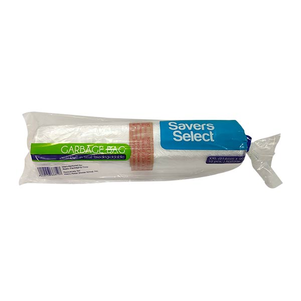 Savers Select Trash Bag Natural XXL 10pcs