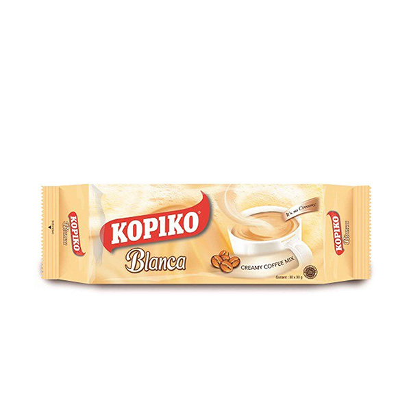 Kopiko Blanca Bag Creamy Coffee Mix 30g 30's