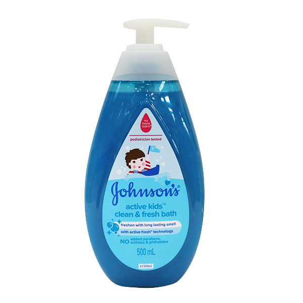 Johnson's Active Kids Clean & Fresh Bath 500ml