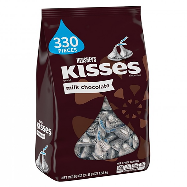 Hershey's Kisses Milk Chocolate 56oz