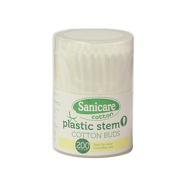 Sanicare Cotton Buds Paper Stem 200 Tips