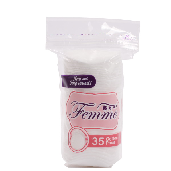 FEMME COTTON ROUND PADS 35PCS