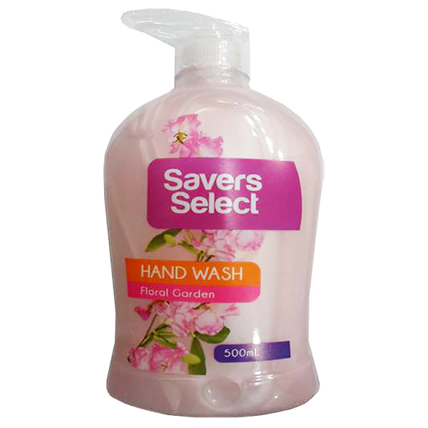 Savers Select Hand Wash Floral Garden Pearlized 500ml