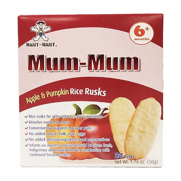 Mum Mum Apple & Pumpkin 50g