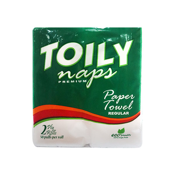 Toily Naps Premium Paper Towel Regular 2 Ply Rolls