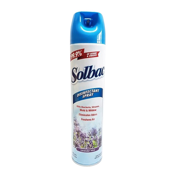 Solbac Disinfectant Spray Lavender Mist 400g