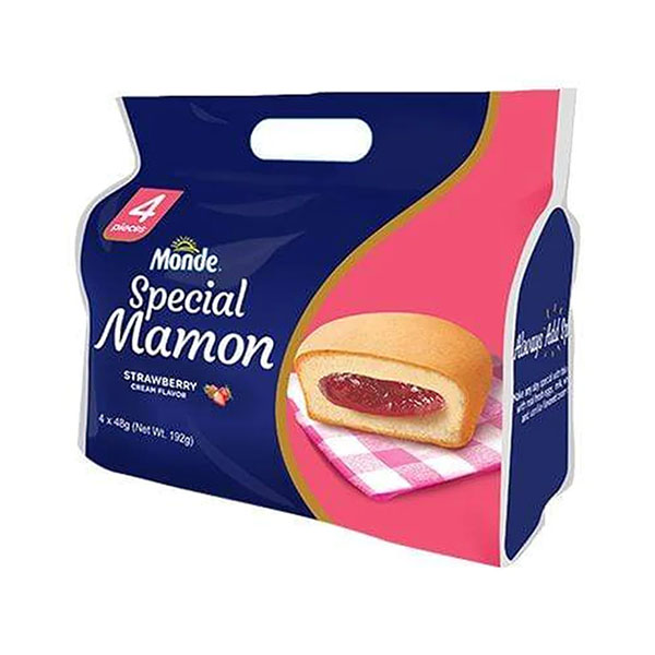Monde Special Mamon with Strawberry Jam 48g 4's