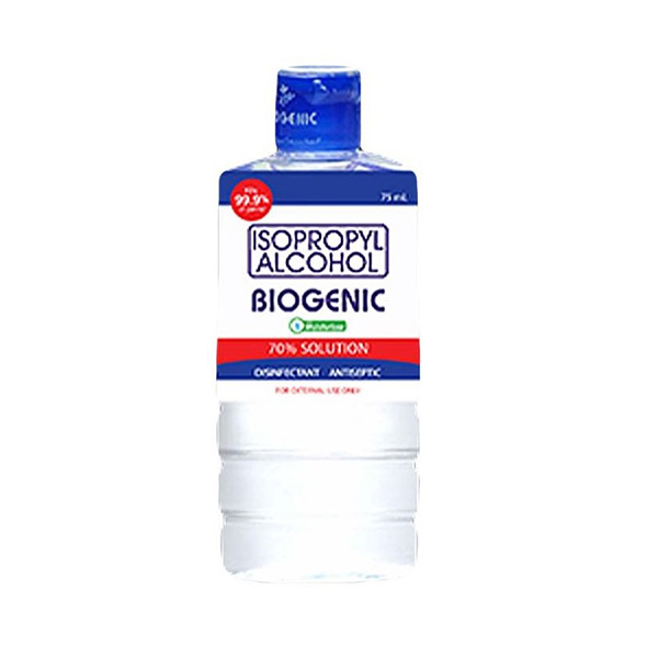 Biogenic Isopropyl Alcohol 70% Solution 75ml