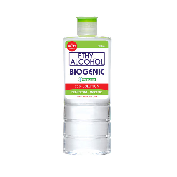 Biogenic Ethyl Alcohol 70% Solution 500ml