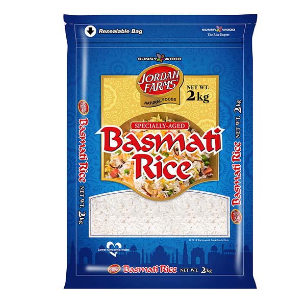 Jordan Farms Basmati Rice 2kg