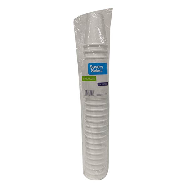 Saver Select Styro Cups 8oz 25's