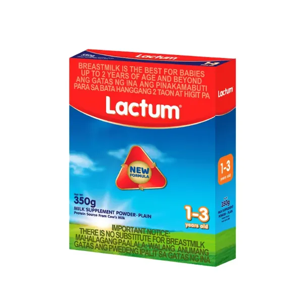 Lactum 1?3 Years Plain Milk Powder 350g